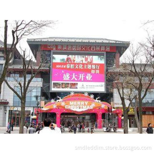 RGB P6.25 street Advertising LED Display billboard HD Iron